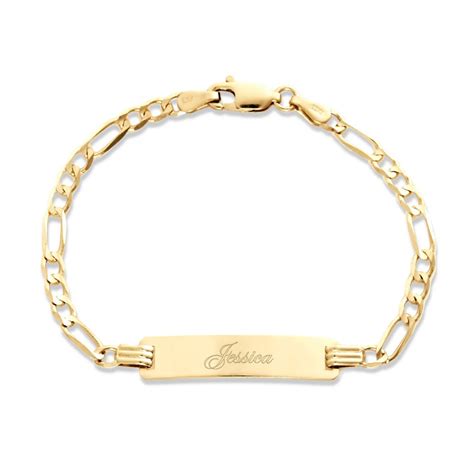 Child's ID Bracelet in 14K Gold 